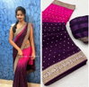 Brahmashatra 01 Goli By Aab Georgette Designer Saree Wholesalers In Delhi